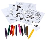 The Wiggles Color-In Puzzle Set
