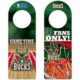 Milwaukee Bucks Official Logo Wood Door Sign