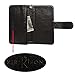 Samsung Galaxy Note 3 III Case, xhorizon TM Premium Leather Folio Case [Wallet Function] [Magnetic Detachable] Fashion Wristlet Lanyard Hand Strap Purse Soft Flip Book Style Multiple Card Slots Cash Compartment Pocket with Magnetic Closure Case Cover Skin ZA5 for Samsung Galaxy Note 3/III (N9000) - Black
