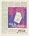 1961 American Dairy Assoc Protein Nightcap Print Ad (3878)