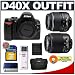 Nikon D40x 10.2MP Digital SLR Camera with 18-55mm AF-S DX Nikkor Lens Outfit + Nikon 55-200mm ED AF-S Lens + Transcend 4GB 150x SecureDigital Card + High Speed USB 2.0 Card Reader + Nikon SLR Gadget Bag