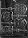 PILGRIM LOLLY (GIRL) Thanksgiving Candy Mold Chocolate