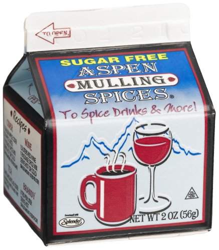 Aspen Mulling Spices, Sugar Free , 2-Ounce Cartons (Pack of 36)