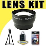 DavisMAX 2X Telephoto Lens for Canon HFS10 HFS11 HFS21 HFS30 HFS100 HFS200  ....