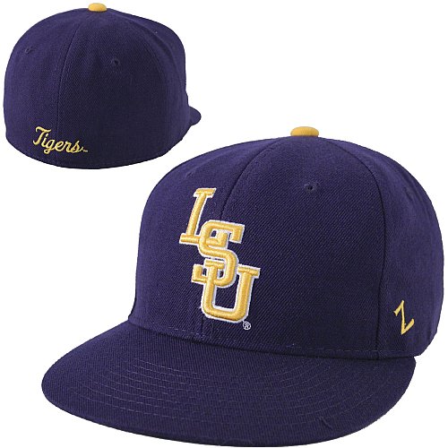 Zephyr Lsu Tigers Slider Fitted Hat 7 1/2