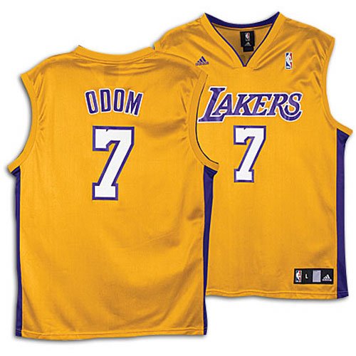 Authentic Lamar Odom White Los Angeles Lakers Jersey Size 56
