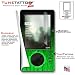 Microsoft ® Zune TM (Original 30 gig) Skin Fire Green On Black WraptorSkinz TM Kit by TuneTattooz TM