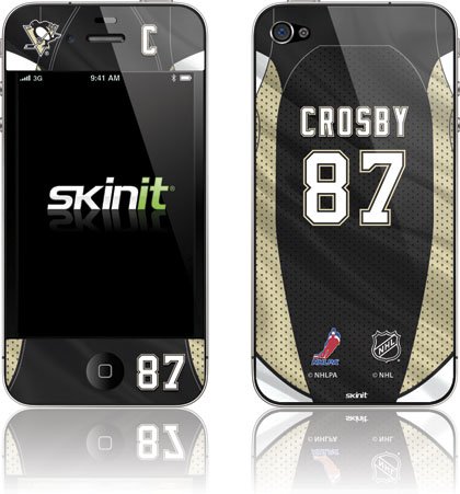 Skinit S. Crosby - Pittsburgh Penguins #87 Vinyl Skin for Apple iPhone 4 / 4S