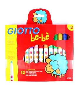 Giotto be-bè Superpennarelli astuccio 12 colori