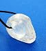 Crystal Quartz Carved Skull Pendant on Adjustable Cord - Skulls are Approx 13MM X 25MM