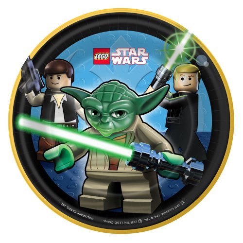 Buy LEGO Star Wars Dessert Plates (8) Party Supplies Best Price.