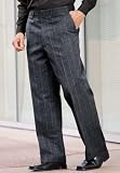 Kings' Court Windowpane Plain Front Pants