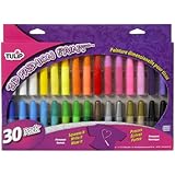 TULIP 28140 Dimensional Fabric Paint, Slick, 30-Pack