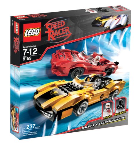 Childrens Toyshop  Toys : LEGO Racers:  Racer X & Taejo Togokahn