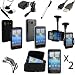 HTC Inspire 4G 11 Piece Accessory Car Holder Mount Kit Leather Charger Case Screen Guard Bundle Desire G10