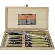 Laguiole Dubost Pearlized Steak Knives in Box