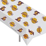 NBA Los Angeles Lakers White Team Logo Table Cover