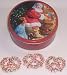 Gourmet Food : Scott's Cakes 1 lb. Dark Chocolate Covered Pretzel with Rainbow Jimmies in a Santa Tin