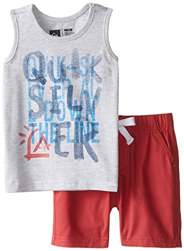 Quiksilver Baby Boys' Gray Tank Top with Shorts