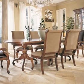 American Drew Bob Mackie Classics Double Pedestal Table Dining Room - Free Shipping!