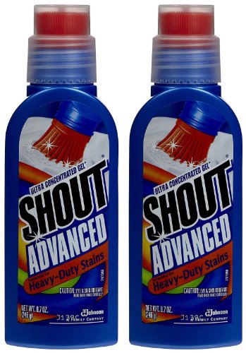 Shout Advanced Ultra-Concentrated Gel Brush Stain Lifter, 8.7 oz-2 pack