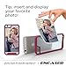 iPhone 6 PLUS 6S PLUS Clear Back Case [Scratch-Proof Finish](Encased® Lifetime Warranty) **New 2016 Release** (Bubble Gum Pink)