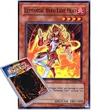 Yu-Gi-Oh : PP02-EN008 Elemental Hero Lady Heat Super Rare Card - ( Premium Pack 2 YuGiOh Single Card )
