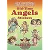 Glitter Old-Time Angels Stickers
