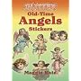 Glitter Old-Time Angels Stickers