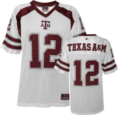 Buy Texas A&M Aggies -White- Franchise Football Jersey now!