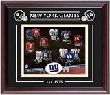 New York Giants - Evolution - Framed 8x10 Collage with Laser Etching