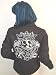 Lucky 13 Goth King Jacket Crowned Skull Crossbones design Ladies Lucky 13 Jacket, Ladies Goth Jacket