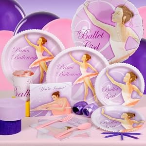 Prima Ballerina Standard Party Pack for 16 Party Supplies by 