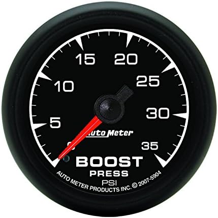 AUTO METER5904 ES 2-1/16" 0-35 PSI Mechanical Boost Gauge