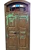Antique Jaipur Door Vintage Rustic Terrace Window Architecturals Indian Style Decor