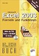 Microsoft Excel 2003 Formeln & Funktionen (bhv Taschenbuch)