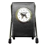 Bouvier des Flandres Pen Holder Desk Clock
