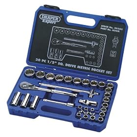 Draper Expert 29362 Metric Chrome Vanadium Socket Set 30pcs