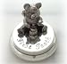 Kitchen & Housewares : Pewter trinket box first tooth first teeth with teddy