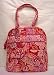 Vera Bradley Tall Zip Tote Bag Purse Raspberry Fizz