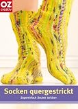 Socken quergestrickt: Supereinfach Socken stricken