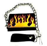 Motorcycle Genunie Leather Tri Fold Wallet