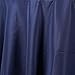 LinenTablecloth 90-Inch Round Polyester Tablecloth Navy Blue