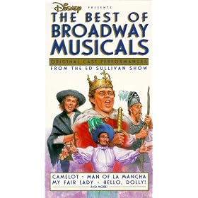 Disney Presents "The Best of Broadway Musicals" Original Cast Performances from the Ed Sullivan Show [VHS]