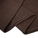 DOZZZ Queen Polar-Fleece Thermal Blanket Brown (90 by 90 Inches) - Extra Soft Brush Fabric, Super Warm Bed Fleece Blanket Lightweight Couch Blanket, Easy Care, Machine Washable Blanket