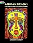 African Designs Stained Glass Coloring Book