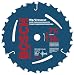 Bosch CB718AB10 7-1 4-Inch 18 Tooth ATB Crosscutting and Ripping Saw Blade with 5 8-Inch and Diamond Knockout Arbor, 10 Pack