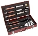 Mr. Bar-B-Q 5-Piece Stainless-Steel and Hardwood Barbecue Tool Set