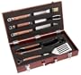 Mr Bar B Q 02136X PD Forged 5-Piece Set in Wood Carrying Case