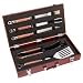 Mr Bar B Q 02136X PD Forged 5-Piece Set in Wood Carrying Case
